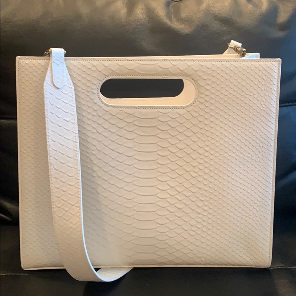 Tammy & Benjamin Leather Tote with Cutout Handles - Picture 5 of 7